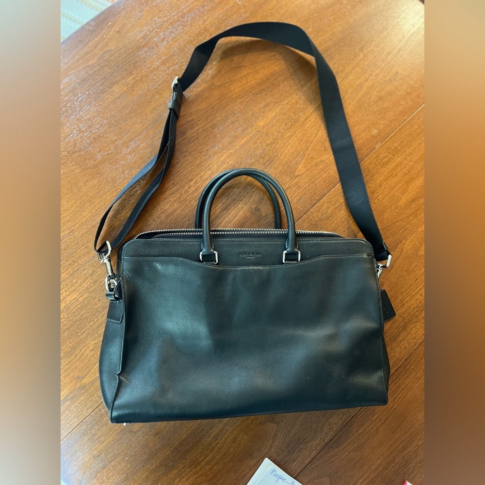 Beckett Leather briefcase. Coach